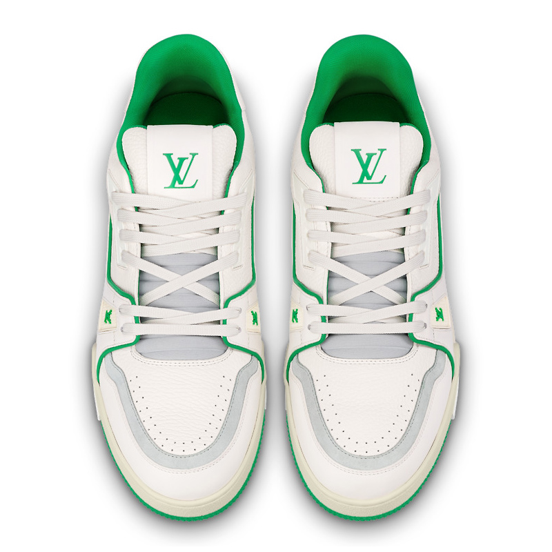 Louis Vuitton Trainer #54 Signature White Green
