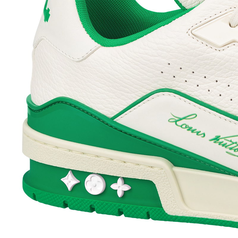 Louis Vuitton Trainer #54 Signature White Green