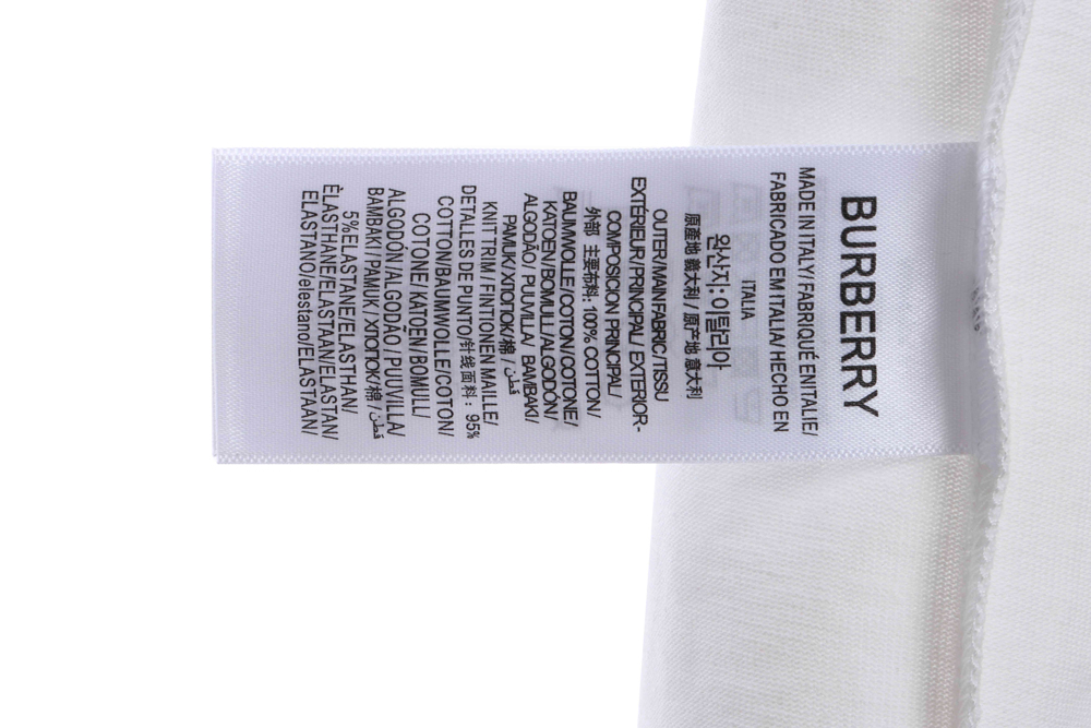 Burberry Plaid Sleeve Stitching Short Sleeve TSK1