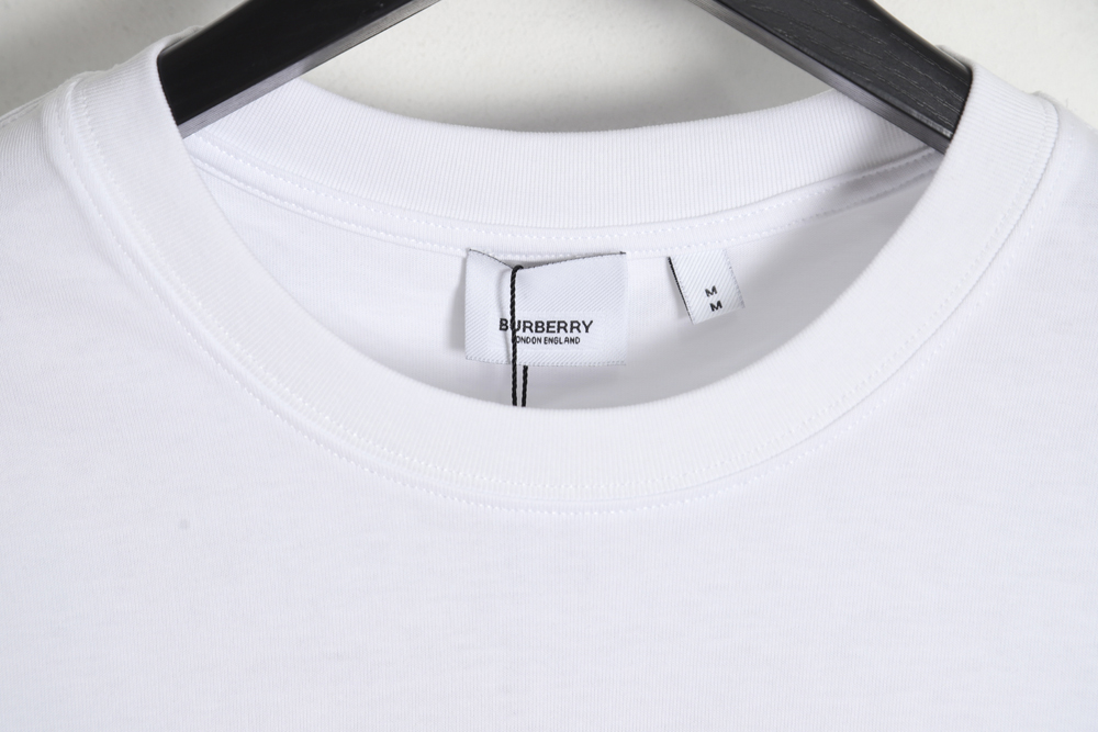 Burberry Burberry longitude and latitude letter print short-sleeved T-shirt
