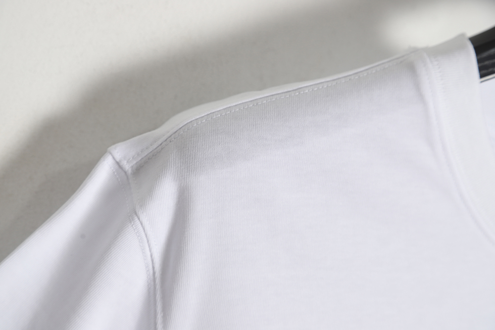 Burberry Burberry longitude and latitude letter print short-sleeved T-shirt