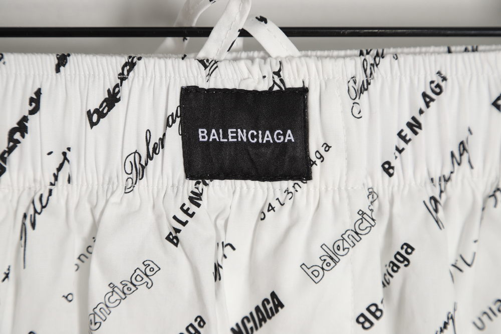 Balenciaga Balenciaga logo jacquard shorts all over