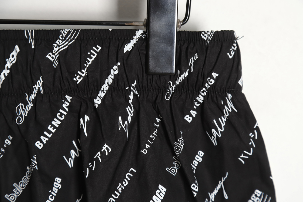 Balenciaga Balenciaga full body logo logo jacquard shorts TSK1