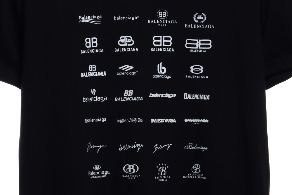 Balenciaga Manchu Classic Logo Short Sleeves