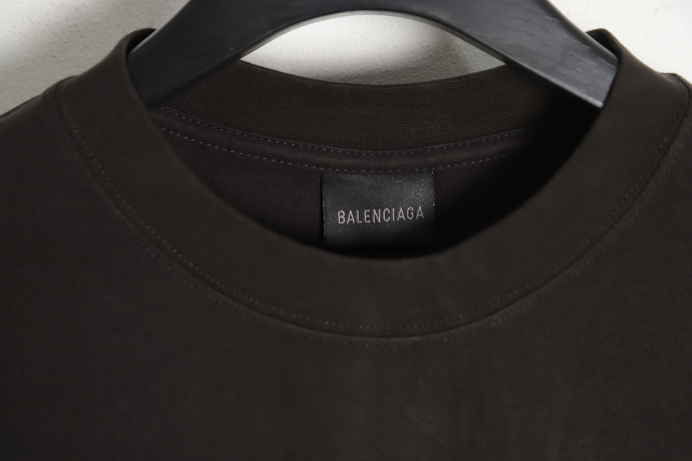 Balenciaga Balenciaga BLCG reflective texture letter print short-sleeved T-shirt TSK1