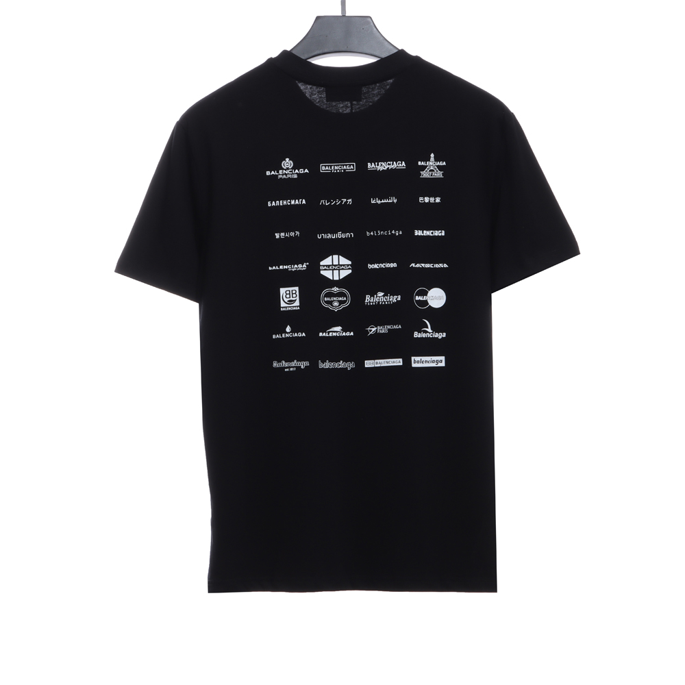 Balenciaga Manchu Classic Logo Short Sleeves