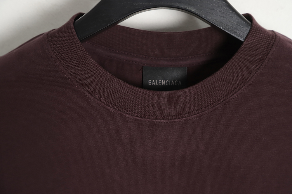 Balenciaga Balenciaga BLCG reflective texture letter print short-sleeved T-shirt