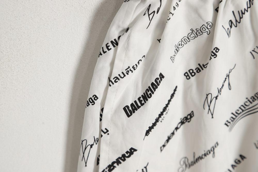 Balenciaga Balenciaga logo jacquard shorts all over
