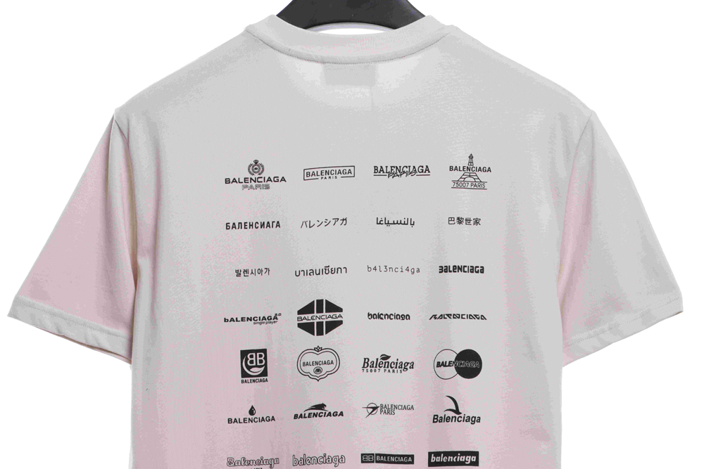 Balenciaga Manchu Classic Logo Short Sleeve TSK1
