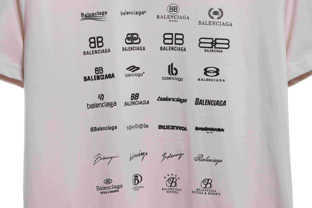Balenciaga Manchu Classic Logo Short Sleeve TSK1