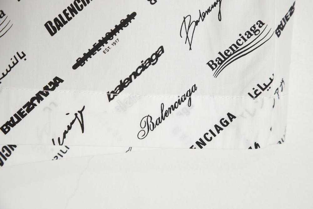 Balenciaga Balenciaga logo jacquard shorts all over