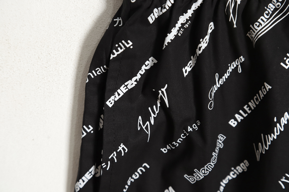 Balenciaga Balenciaga full body logo logo jacquard shorts TSK1