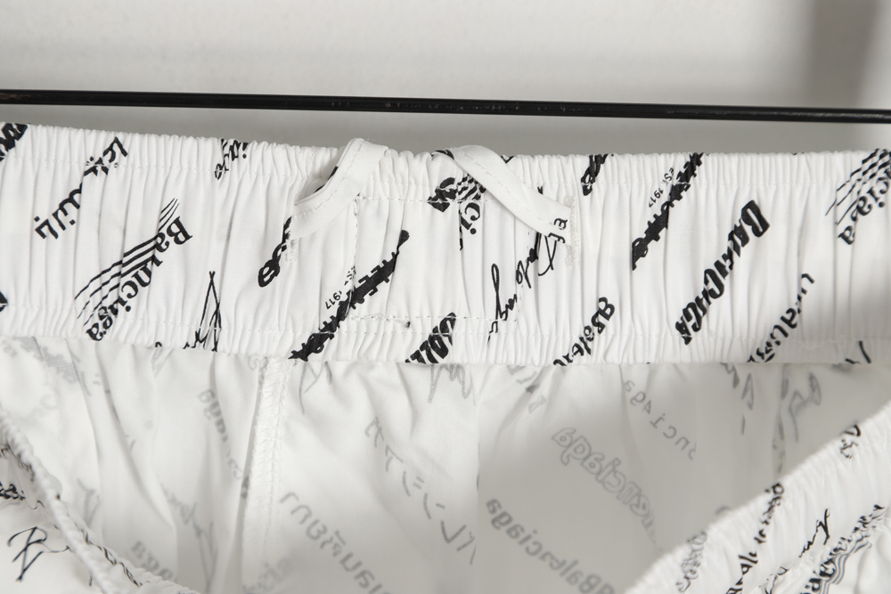 Balenciaga Balenciaga logo jacquard shorts all over