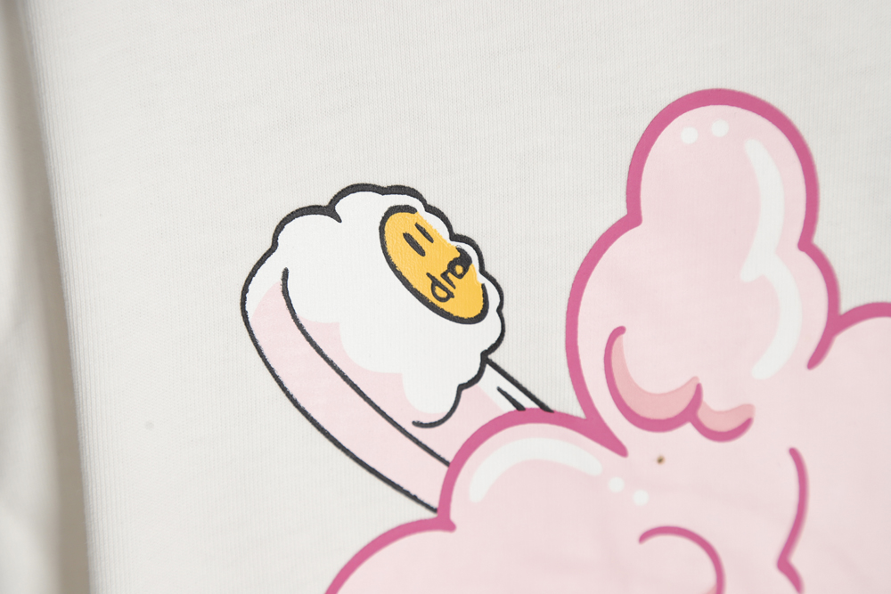 Drew house smiley face balloon graffiti short sleeve T-shirt