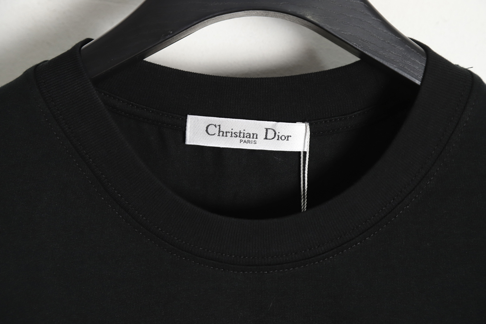 Dior Dior 23ss starry sky splash ink letter print short sleeve TSK2