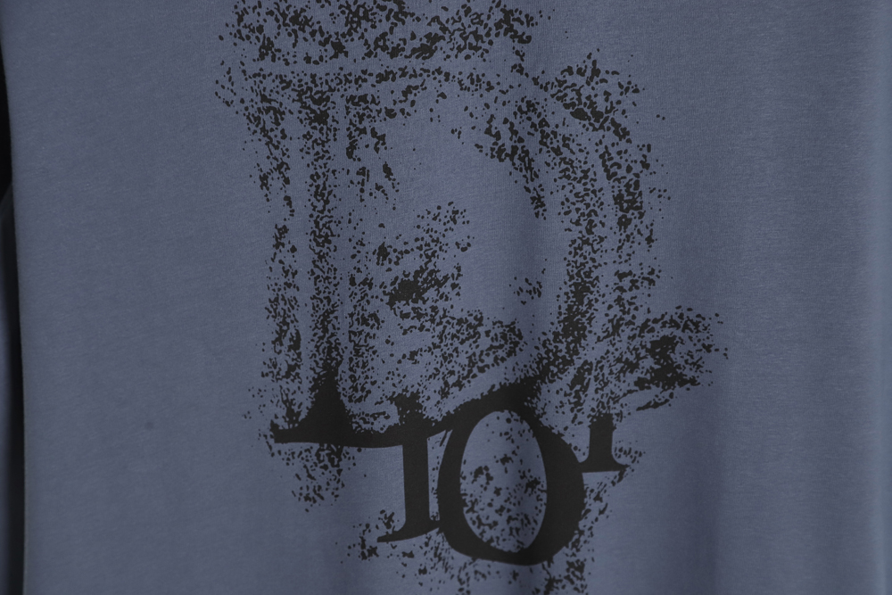 Dior Dior 23ss starry sky splash ink letter print short sleeve TSK1