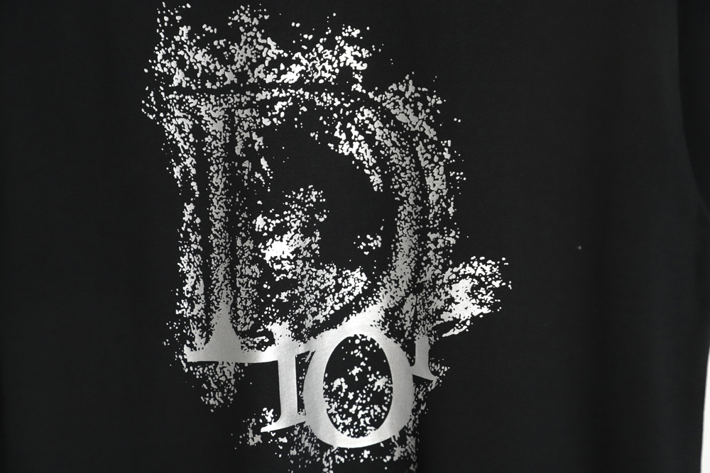 Dior Dior 23ss starry sky splash ink letter print short sleeve TSK2