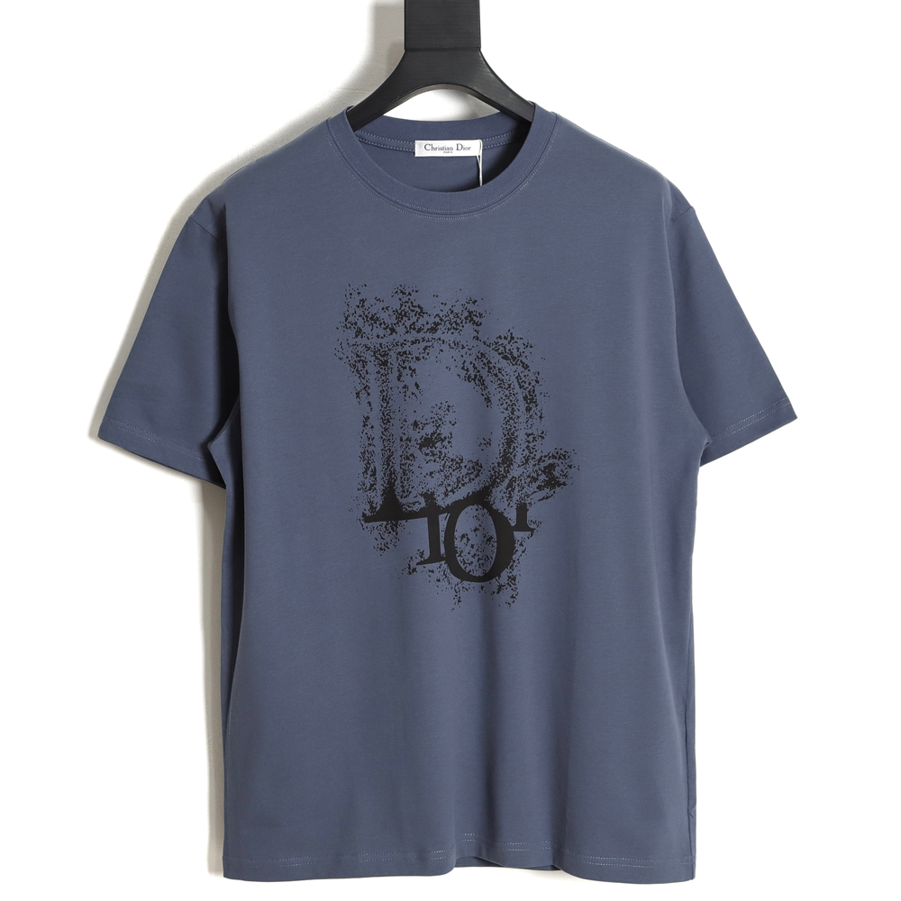 Dior Dior 23ss starry sky splash ink letter print short sleeve TSK1