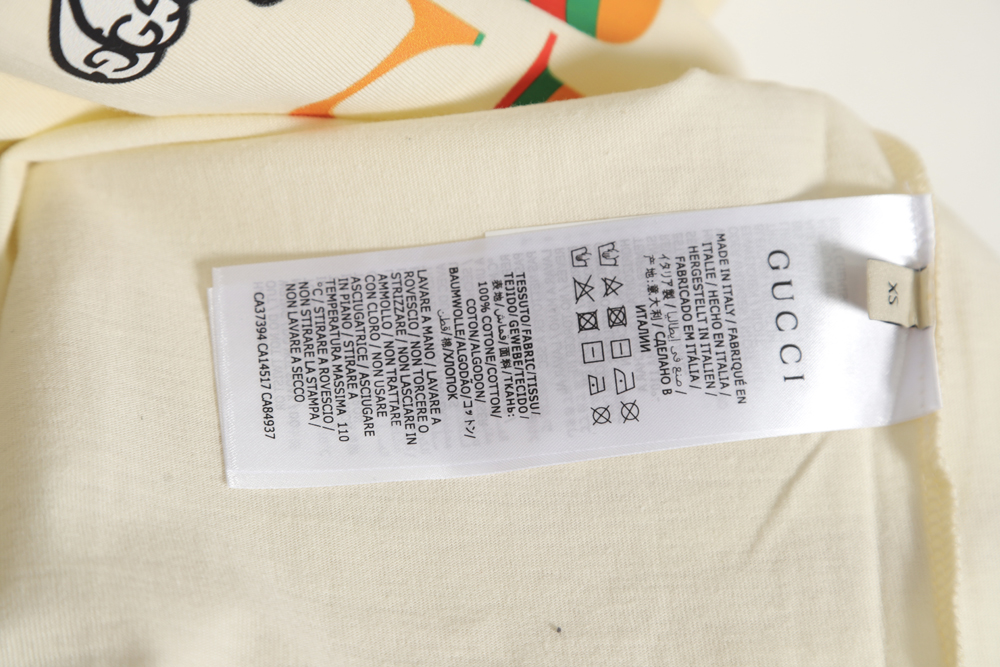 Gucci Gucci 23ss rabbit print short sleeves