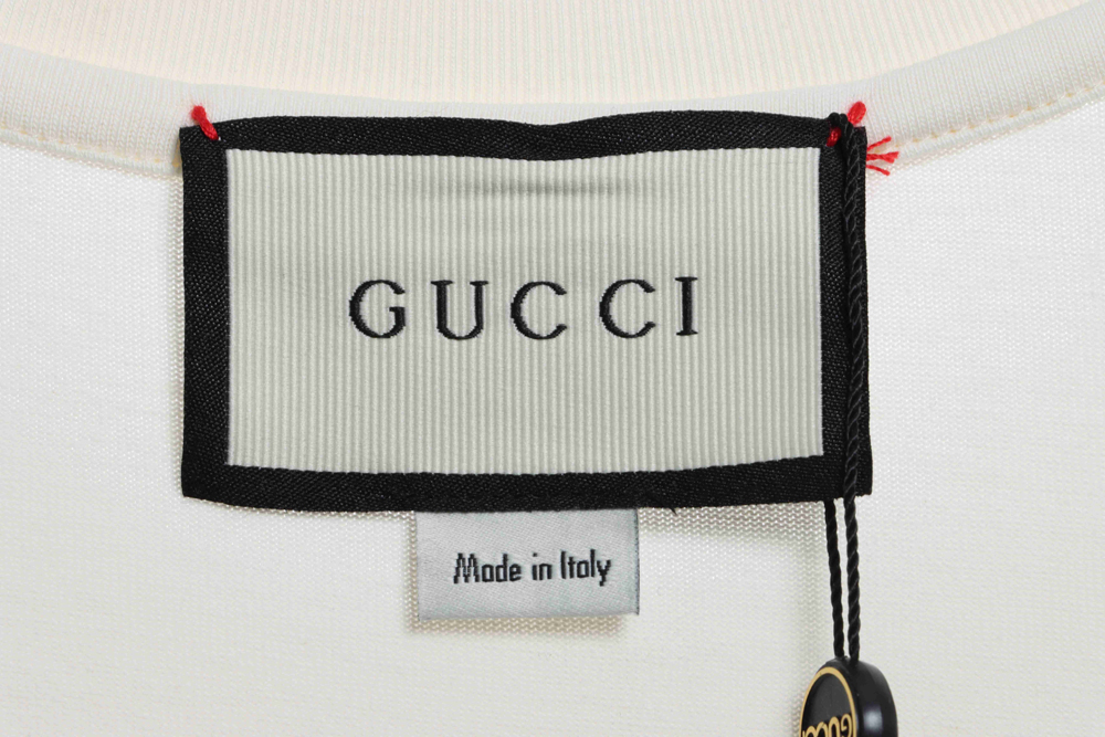 Gucci double G lipstick print short sleeve TSK1