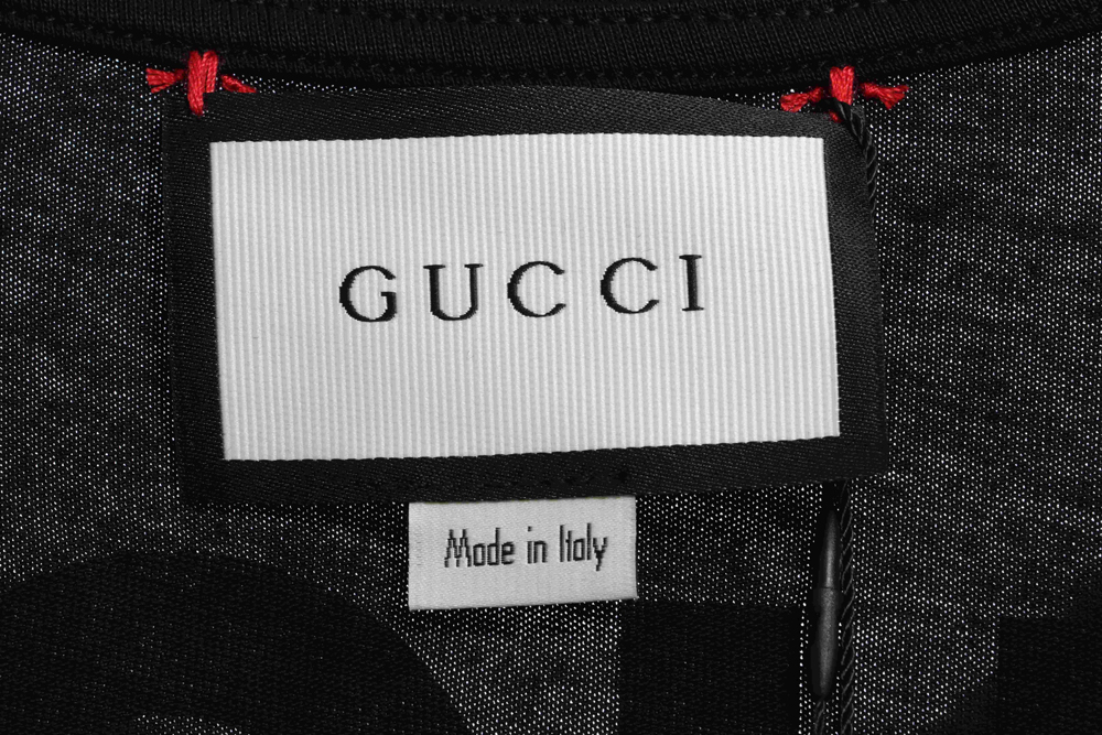 Gucci Kawaii series yellow dog print short sleeves