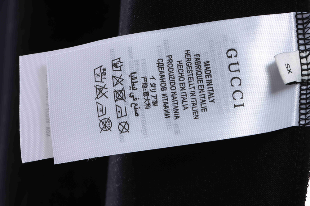 Gucci Double G Lipstick Print Short Sleeves
