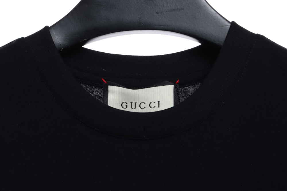 Gucci Double G Lipstick Print Short Sleeves