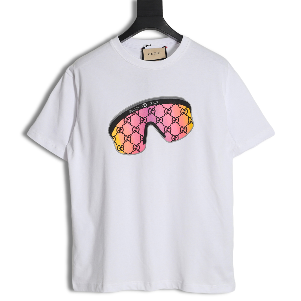 Gucci ski goggles print short sleeves