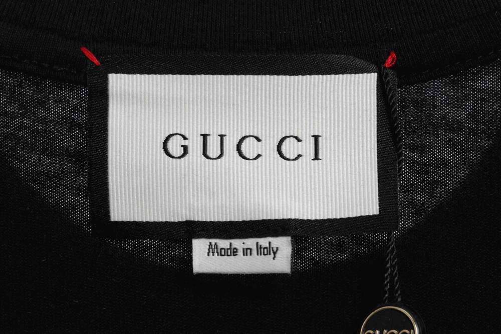 Gucci Double G Lipstick Print Short Sleeves