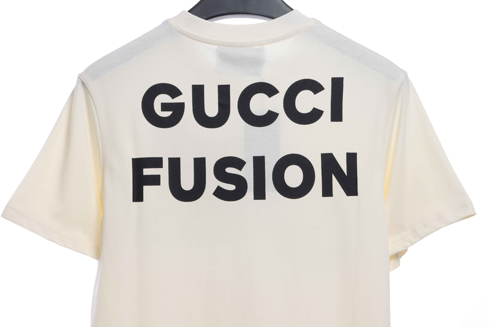 Gucci Kawaii Series Little Yellow Dog Print Short Sleeve TSK1