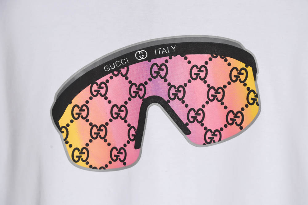 Gucci ski goggles print short sleeves
