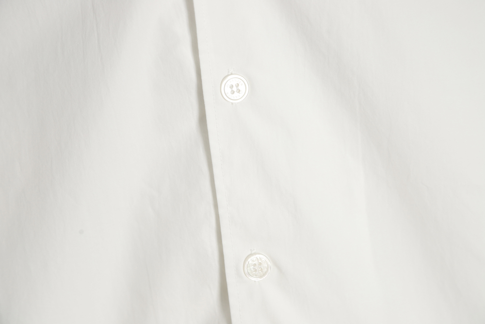 JIL SANDER 23SS Back printed lapel short-sleeved shirt