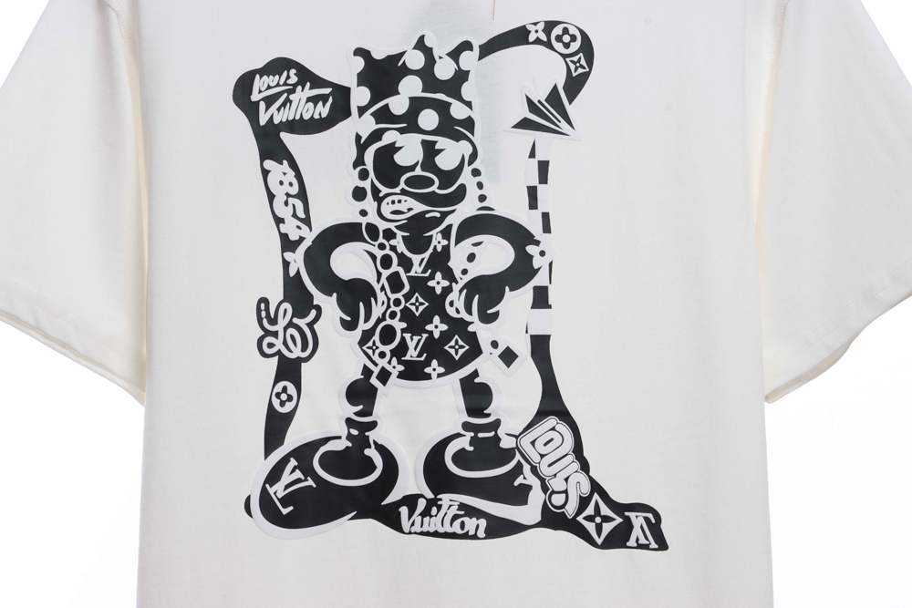 LV king letter print short sleeve TSK1