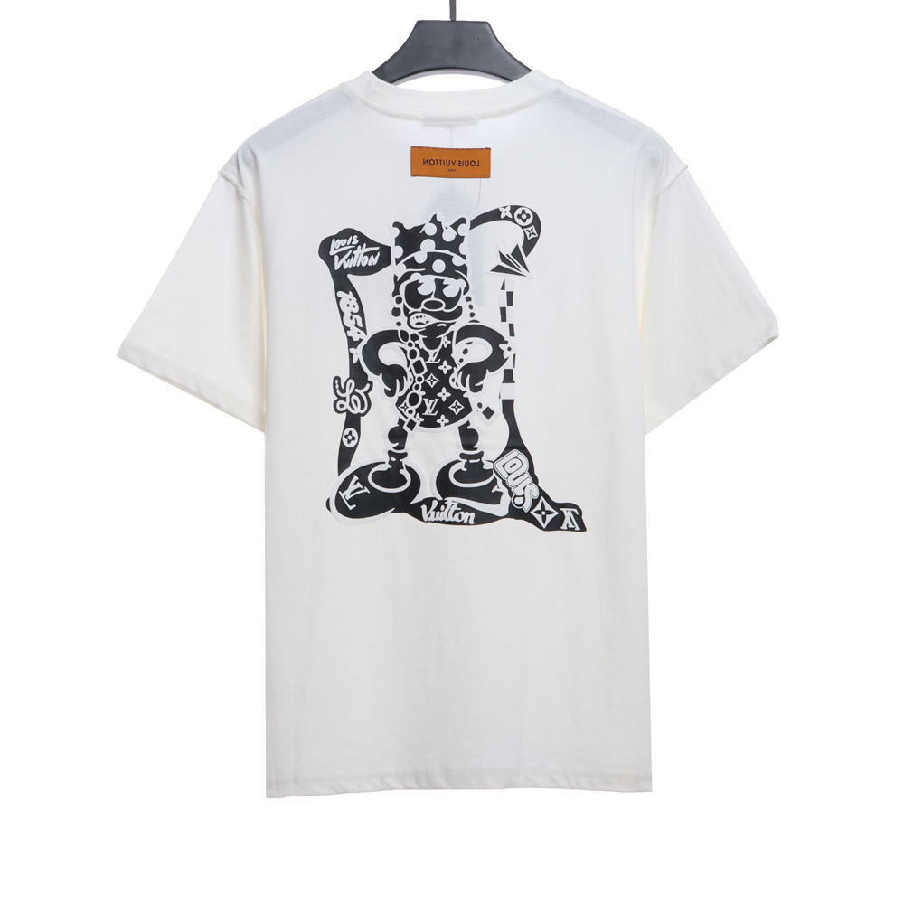 LV king letter print short sleeve TSK1