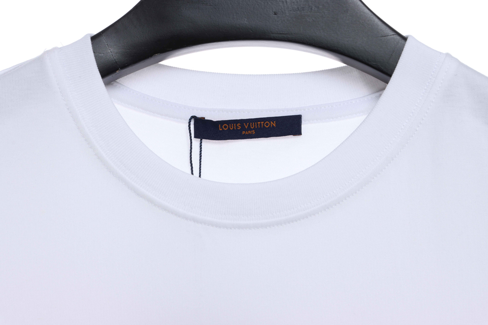 LV Cartoon Bugs Bunny Letter Print Short Sleeves