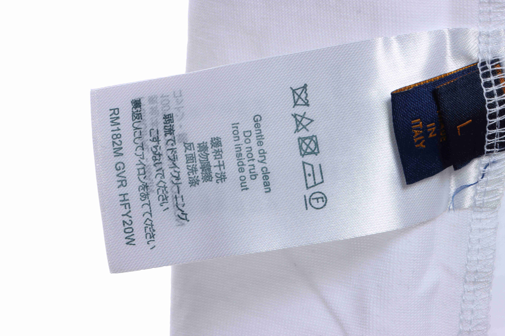 LV four-leaf clover cashew flower embroidery short sleeves