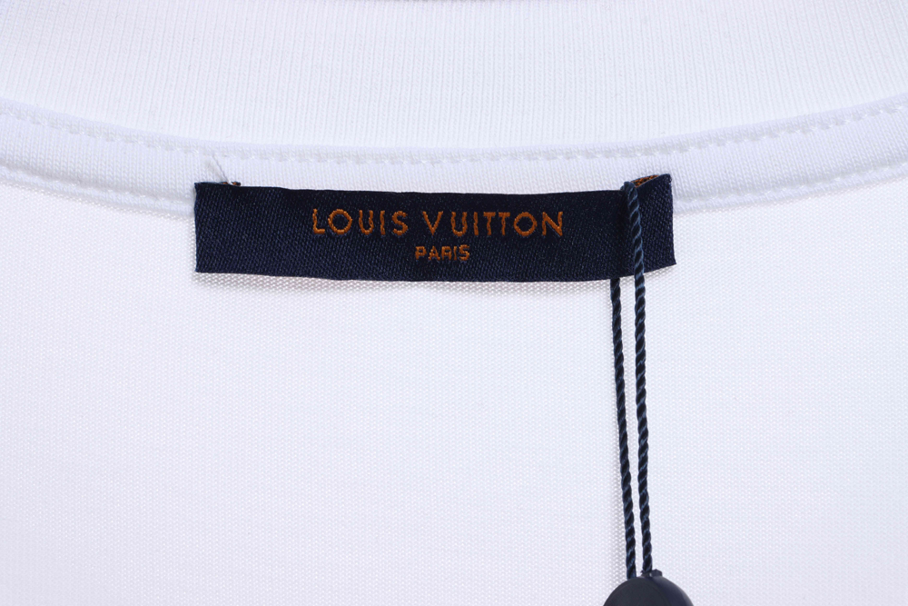 LV Cartoon Bugs Bunny Letter Print Short Sleeves
