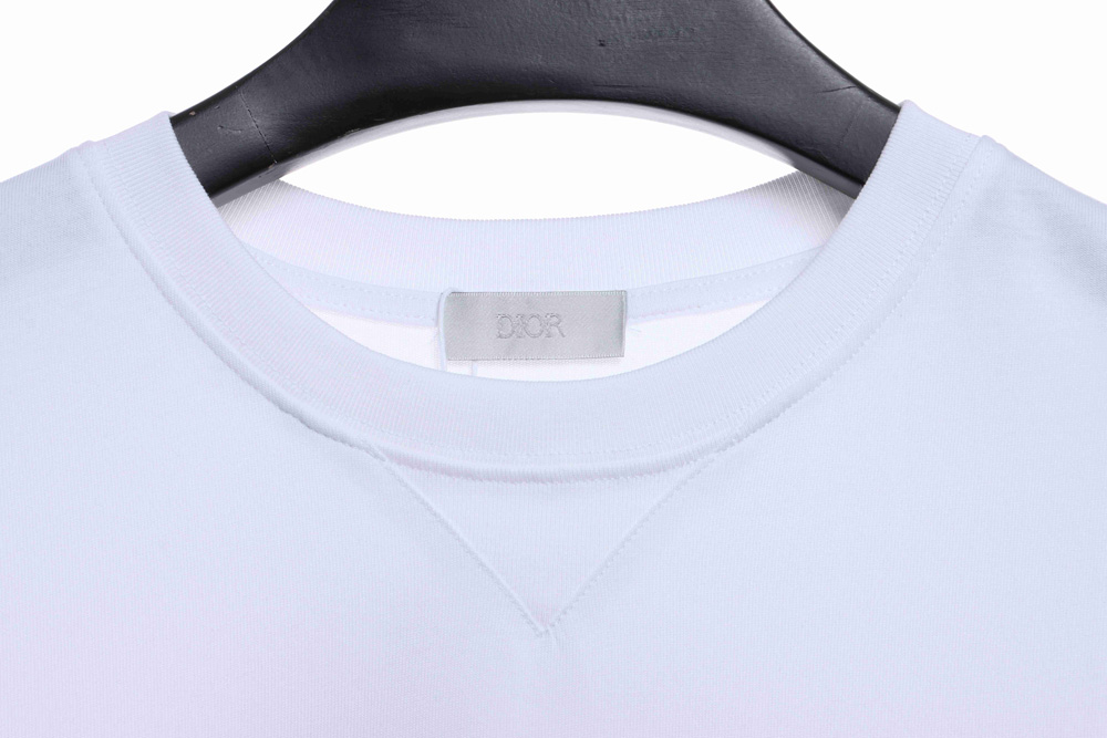 Dior rose logo embroidered short sleeves TSK1