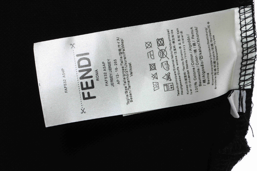 Fendi letter logo patch POLO TSK1