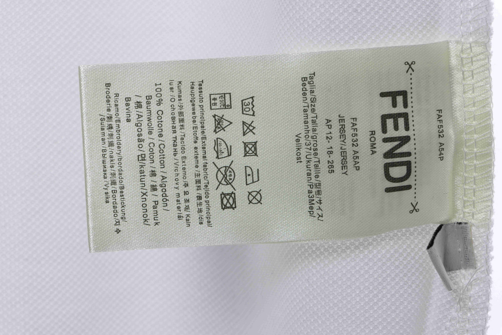 Fendi letter logo patch POLO