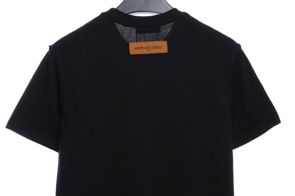 LV embossed short sleeves