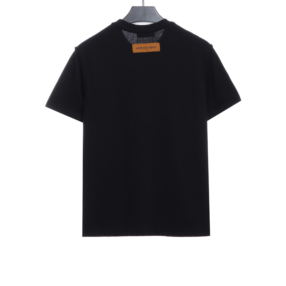 LV embossed short sleeves