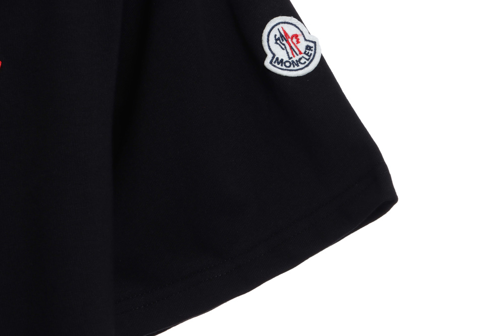 Mongolian Classic Embroidered Patch Logo Short Sleeves