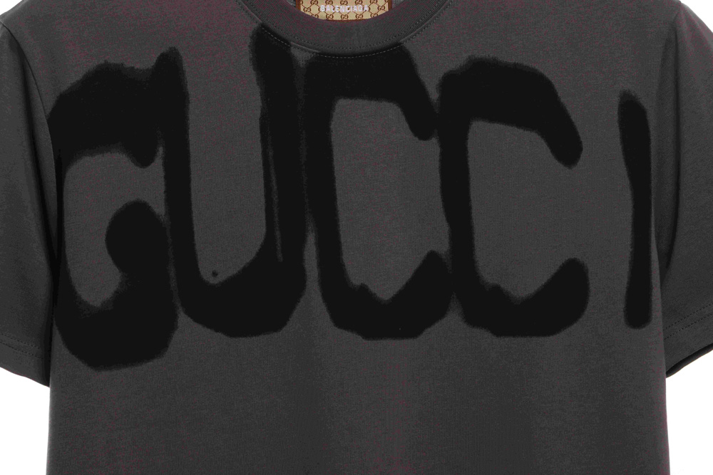 Gucci Co-branded Balenciaga Direct Injection Printing Short Sleeve TSK1