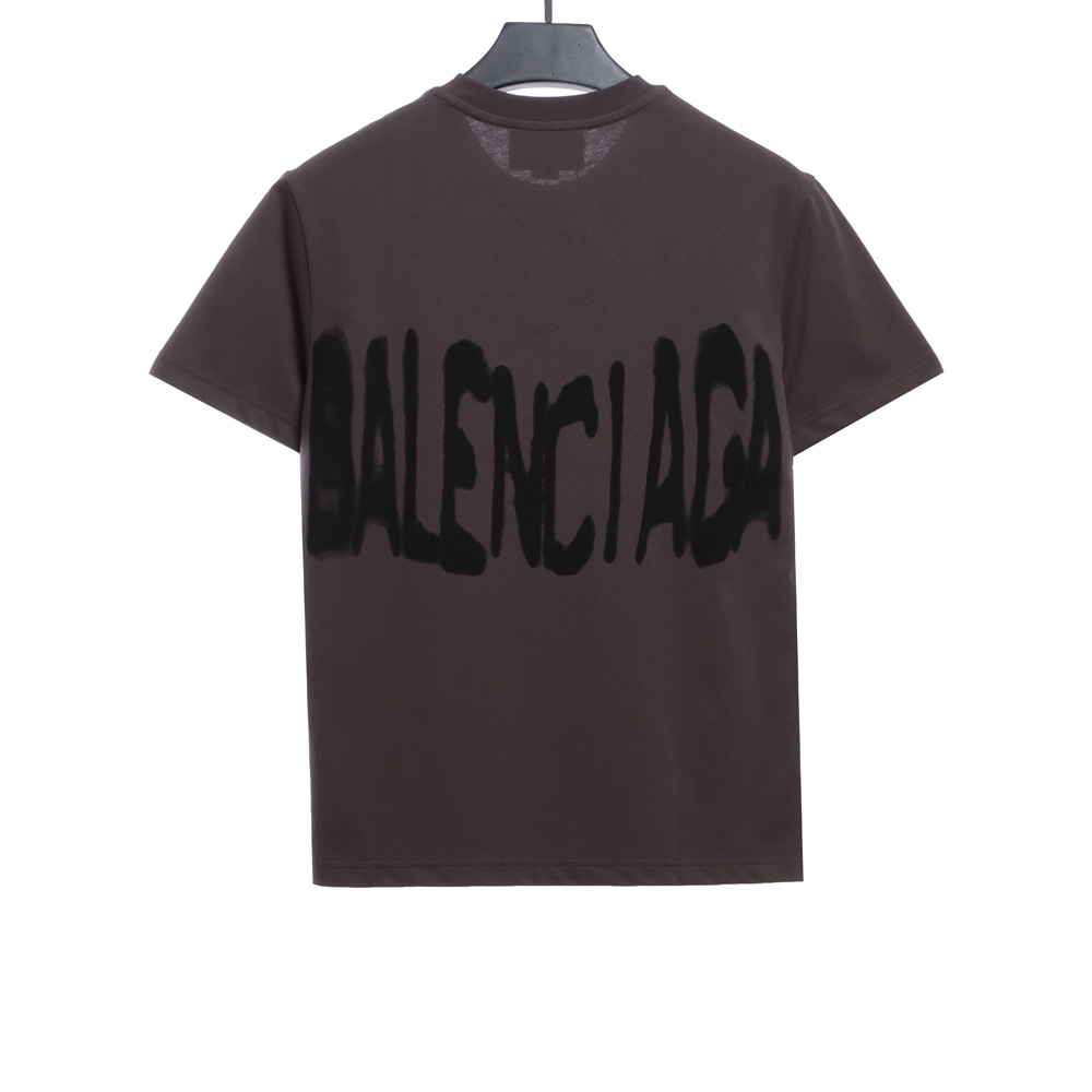 Gucci Co-branded Balenciaga Direct Injection Printing Short Sleeve TSK1