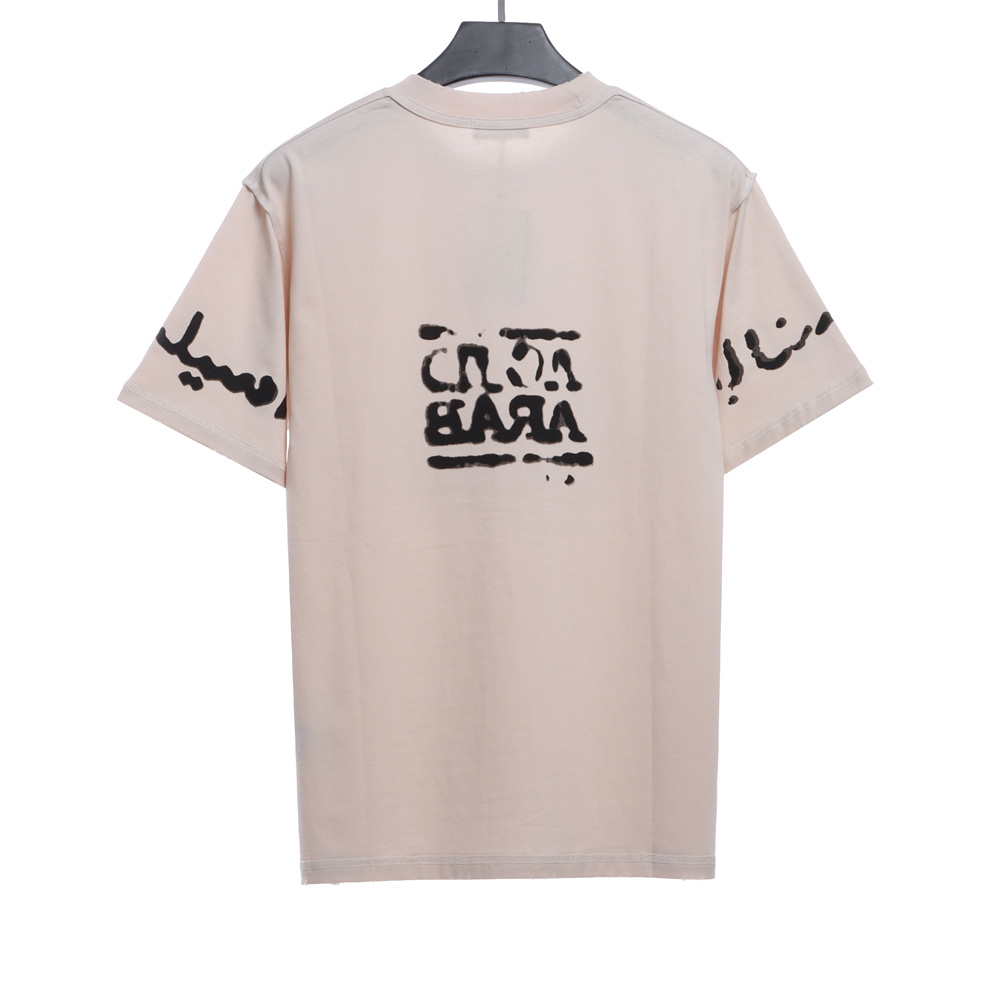 Paris alphabet print short sleeves