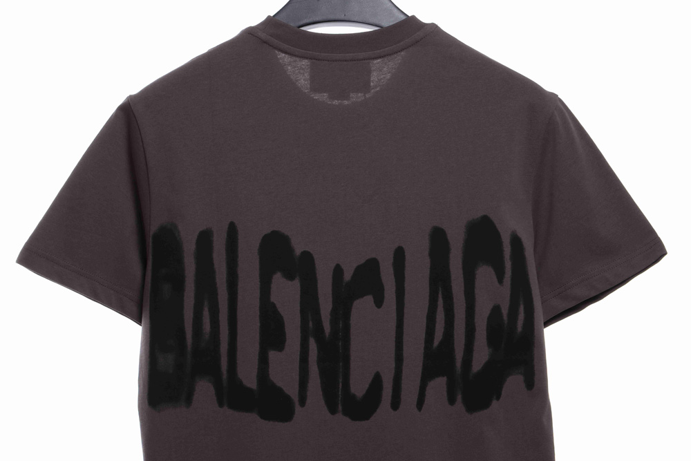 Gucci Co-branded Balenciaga Direct Injection Printing Short Sleeve TSK1