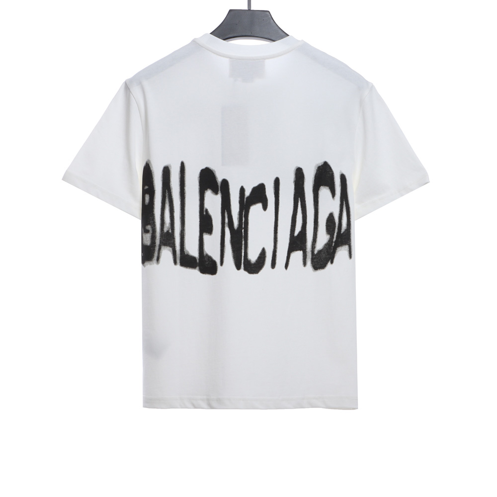 Gucci Co-branded Balenciaga Direct Injection Print Short Sleeves
