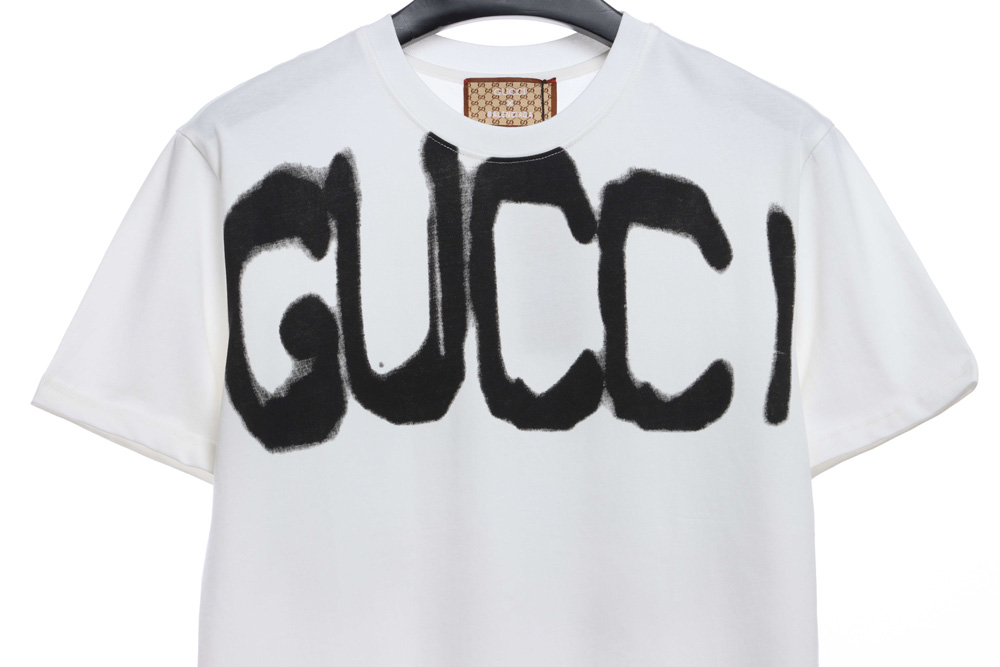 Gucci Co-branded Balenciaga Direct Injection Print Short Sleeves