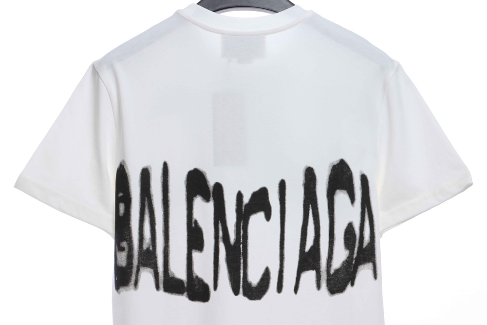 Gucci Co-branded Balenciaga Direct Injection Print Short Sleeves